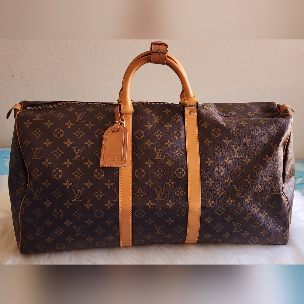 Louis Vuitton carry-on travel bag Monogram 22" Vintage